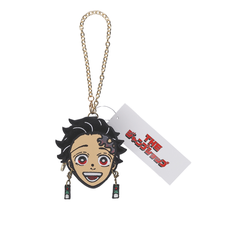 [Pre-order] [Made-to-order] JUMP Store Limited "Demon Slayer: Kimetsu no Yaiba" Face Die-Cut Embroidered Pouch - Tanjiro Kamado
